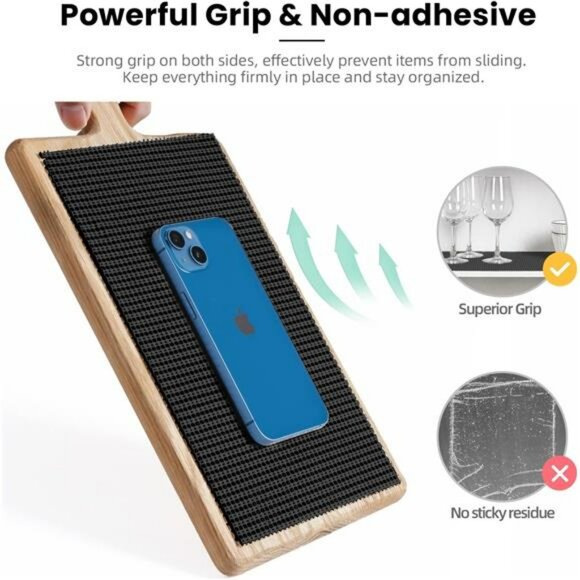 Black Non Slip Shelf Liner 12x10ft Kitchen Cabinet Drawer Liner Waterproof Durab - Picture 3 of 7